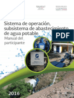 Manual - Sistema de Operaciones, Subsistema de Abastecimiento de Agua Potable