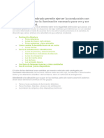 El Sistema de Alumbrado Permite Ejercer La Conducción Con Seguridad Al Aportar La Iluminación Necesaria para Ver y Ser Vistos Con Claridad