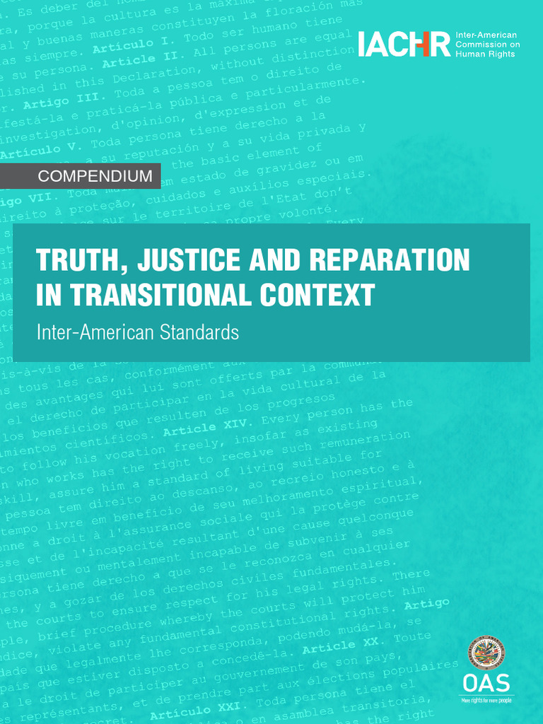 IACHR Compendium on Transitional Justice | PDF | Transitional Justice ...