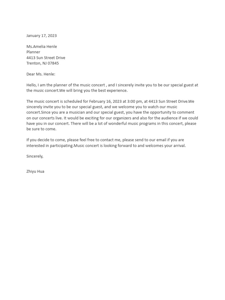 Business Letter | PDF