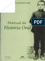 José Carlos Sebe Bom Meihy - Manual de História Oral-Edicoes Loyola