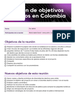 Morado Malva Reunión de Objetivos y Retroalimentación Estilo Clásico Profesional Doc de Lista de Cosas Por Hacer