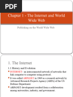 Chapter 1 - The Internet and World Wide Web