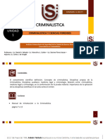 Unidad 1 - Criminalística y Ciencias Forenses - IUSE 