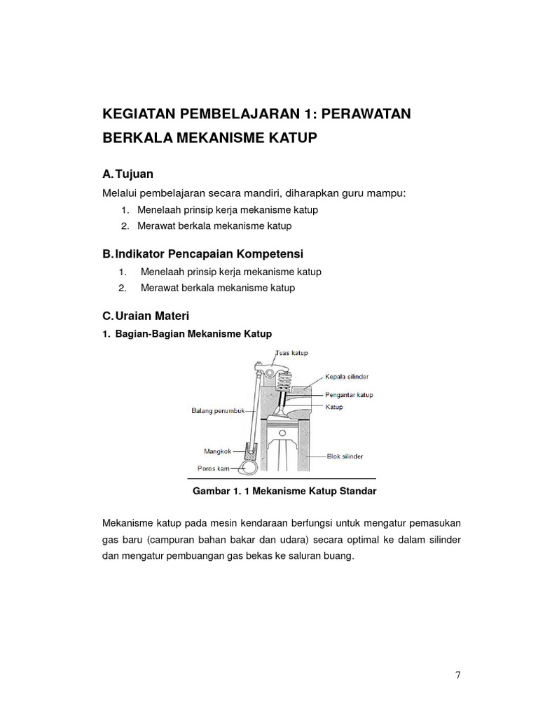 3.1 Mekanisme Katup | PDF