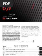 2009 Durango Owners Manual