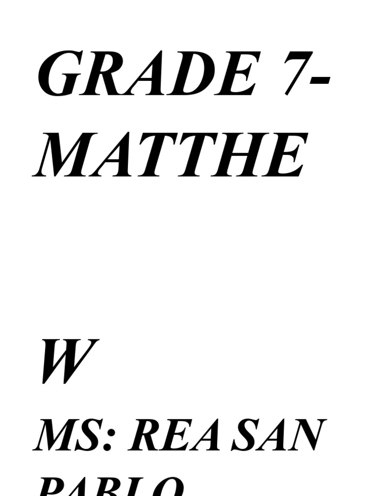 Grade 7 PDF