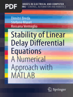 Stability of Linear Delay Differential Equations A Numerical Approach With Matlab