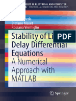 Stability of Linear Delay Differential Equations A Numerical Approach With Matlab