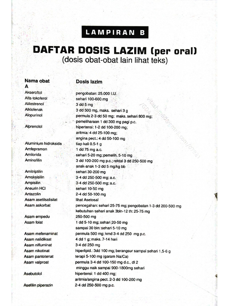 Dosis Lazim Oop | PDF