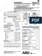 Manual Del Operario 66605X-X: 1/2" Bomba de Diafragma