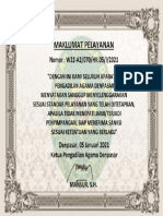 MAKLUMAT STANDAR PELAYANAN