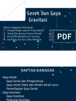 Kelompok 5 - 2213021005 - MK Mekanika Dasar - Gaya Gesek Dan Gaya Gravitasi