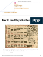 Maya Maths - Maya Archaeologist - DR Diane Davies