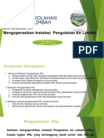 PPA Kode Unit 07 - Mengoperasikan Instalasi Pengolahan Air Limbah