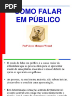 COMO FALR EM PÚBLICO - AULA