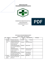 Bukti Evaluasi Program Mutu