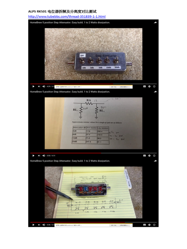 ALPS RK501电位器拆解 | PDF
