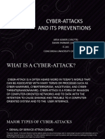 Cyber Attacks and Its Prevention