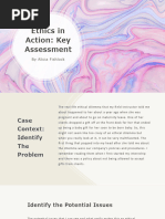 Ethics in Action Key Assessment