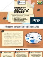 Objetivos y Limitaciones de La Investigacion de Mercados.