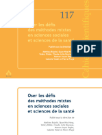 Cahier Scientifique 117 - Méthodes Mixtes - 0