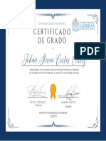 Johan Steven Cortes Ortiz: Certificado de Grado