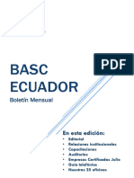 Boletín Julio BASC Ecuador