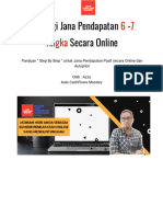 Strategi Jana Pendapatan 7 Angka Secara Online (Update 14042023)