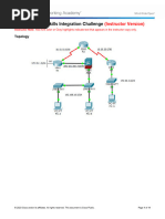 10.8.1.2 Packet Tracer - Skills Integration Challenge - Instructor