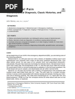 Abdominal Pain The Differential Diagnosis Classic - 2023 - Physician Assistan