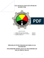 Tugas Makalah Mata Kuliah Aplikasi Komputer