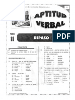 Aptitud Verbal - III y IV Bimestre