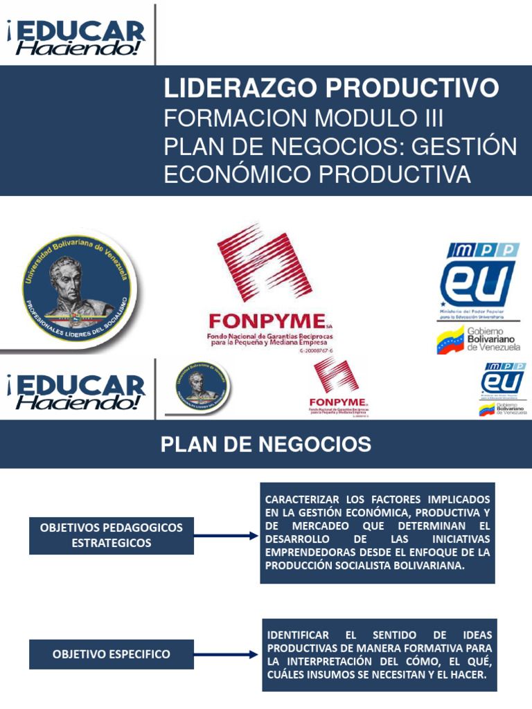 Plan de Negocios para Proyectos Productivos | PDF | Inventario ...