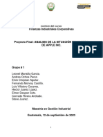 Proyecto Final Finanzas Industriales Corporativa - Grupo No. 1
