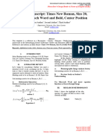 Template of Manuscript ICBE 2023