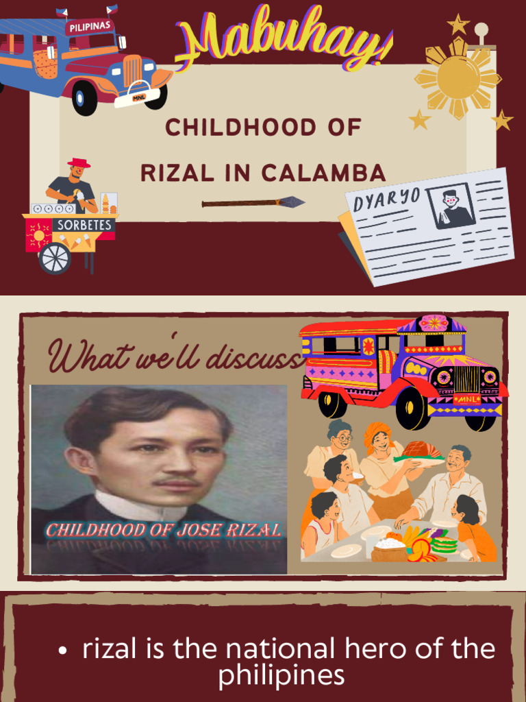 Rizal Childhood | PDF