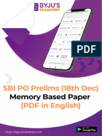 Sbi Po Prelims Questions English 14