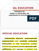 Lesson 1 Special Education Definition Categories Steps