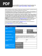 Project Concept Note Template | PDF | Target Audience | Risk