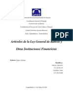 Ley General de Bancos y Otras Instituciones Financieras - Artículos PDF