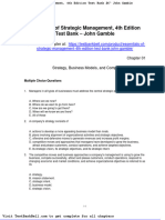 Essentials of Strategic Management 4th Edition Test Bank John Gamble