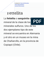 Guía de Minerales Fettelita