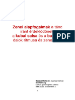 Zenei Alapfogalmak A Tánc Iránt Érdeklődőnek, A Kubai Salsa És A Bachata Ritmusa És Zeneisége 2022