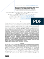 Diagnosis of Teachers' Digital Competence in Higher Technological Education in A Post-Pandemic Context