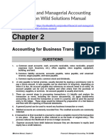 Financial Managerial Accounting 7th Edition Wild Solutions Manual