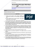 Fundamental Accounting Principles Wild Shaw 20th Edition Solutions Manual