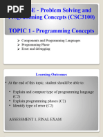 Topic1 Programming Concepts