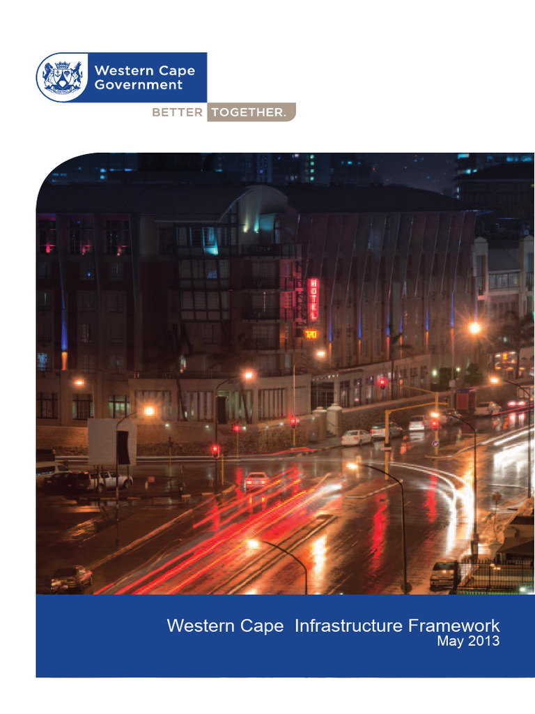 Western Cape Infrastructure Framework 2050 | PDF | Infrastructure ...