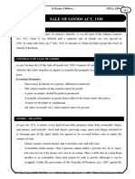 CS Foundation - Sale of Goods Act, 1930
